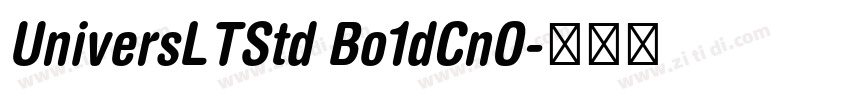 UniversLTStd Bo1dCnO字体转换